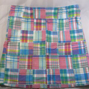 NWT Castaway Nantucket Island Pastel Chatham Madras Skirt 8